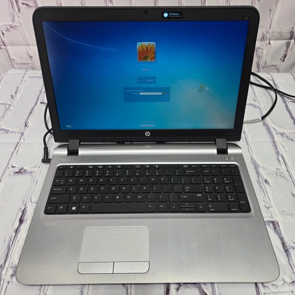 HP ProBook 450 G3 Laptop Silver‎ Black Windows HD Webcam Business Notebook 15.6